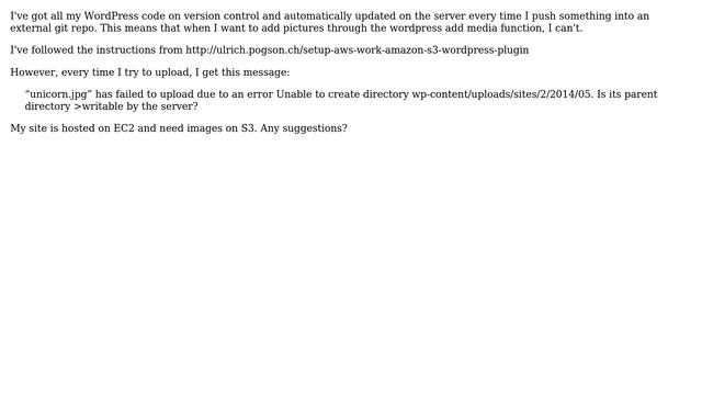 Wordpress: WordPress on git - need help with configuration смотреть онлайн