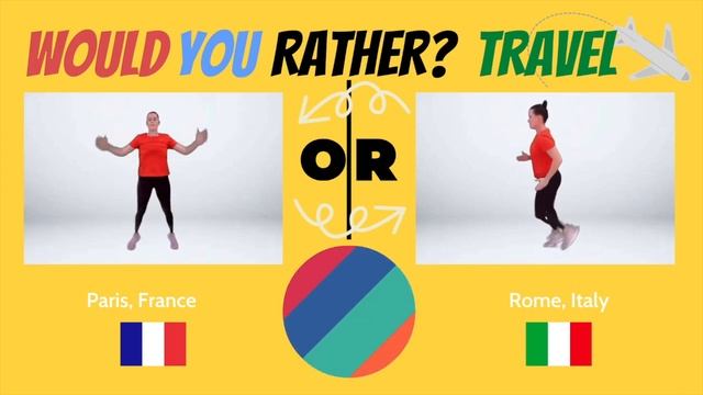 Brain Break - Would You Rather? Travel Energizer Game 1 смотреть онлайн