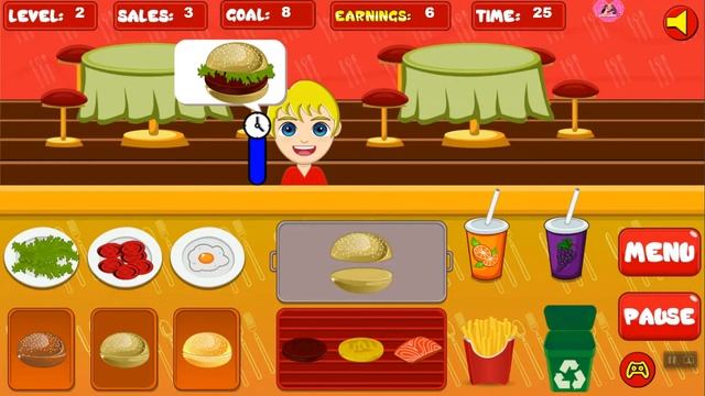 Cooking Burger Now Game Walkthrough Video смотреть онлайн