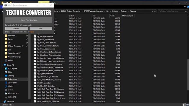 BFBC2 Texture Converter - Importing Textures [BFBC2 Modding] смотреть онлайн