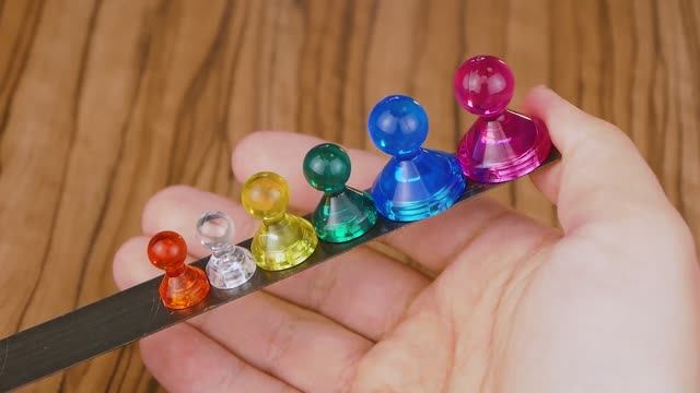 Набор неодимовых прозрачных магнитов для доски Пешка Forceberg смотреть онлайн