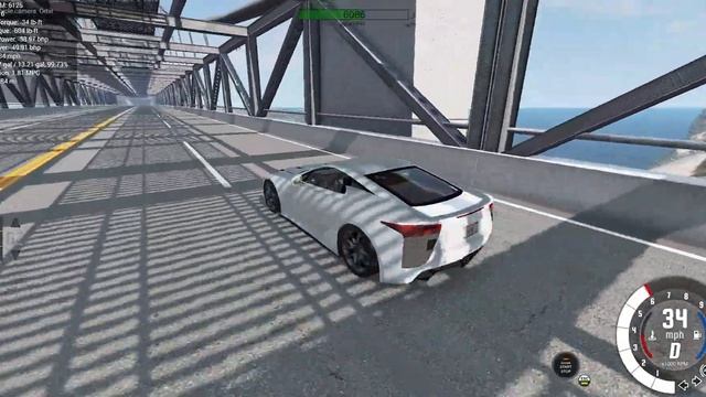BeamNG drive - Lexus LFA Sound смотреть онлайн