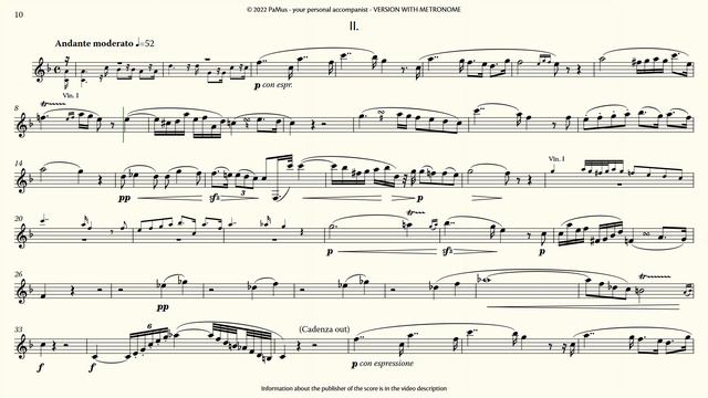 Bernhard Crusell: Clarinet Concerto No 3 Op 11, accompaniment 442Hz смотреть онлайн