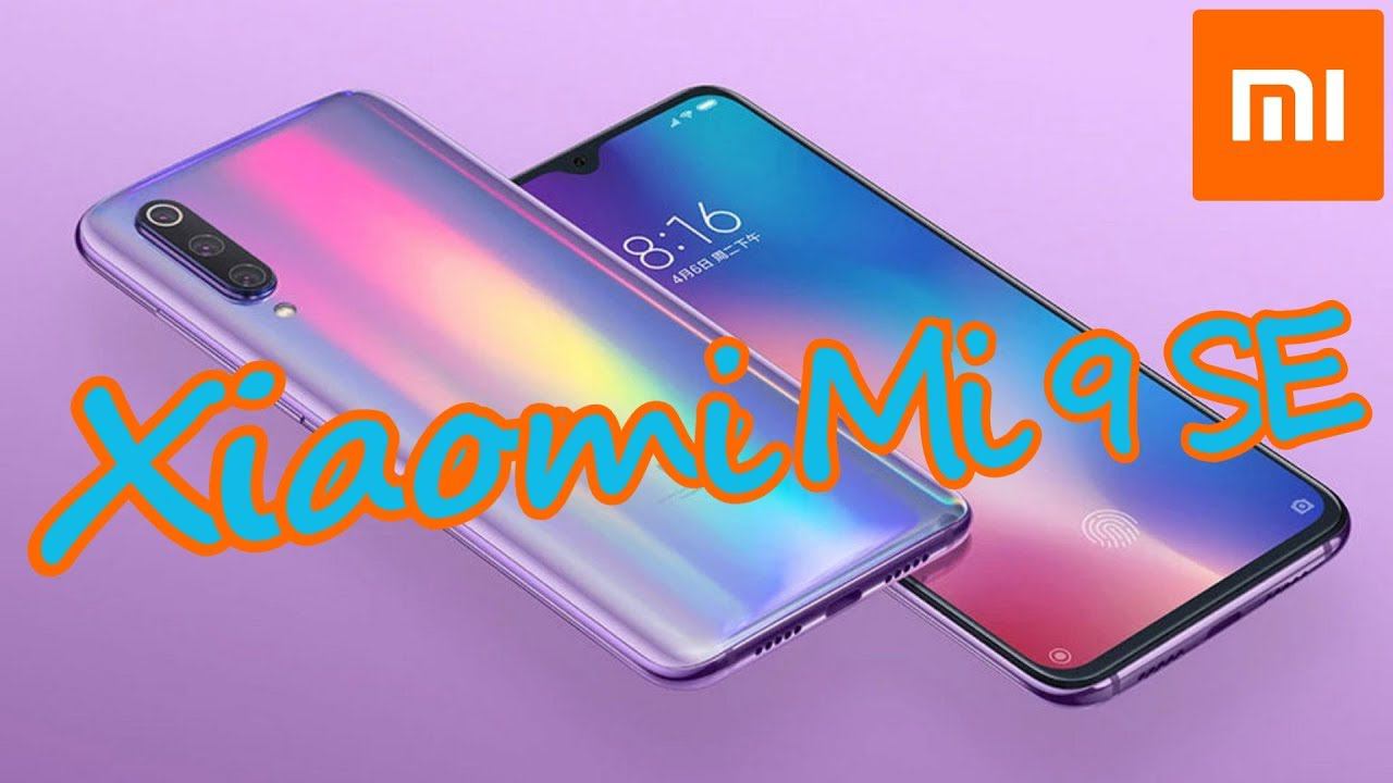 Распаковка Xiaomi MI 9 SE 128GB Фиолетовый, пурпурный + Mi Band 4 (Сяоми МИ 9 СЕ Ми Бэнд 4) смотреть онлайн