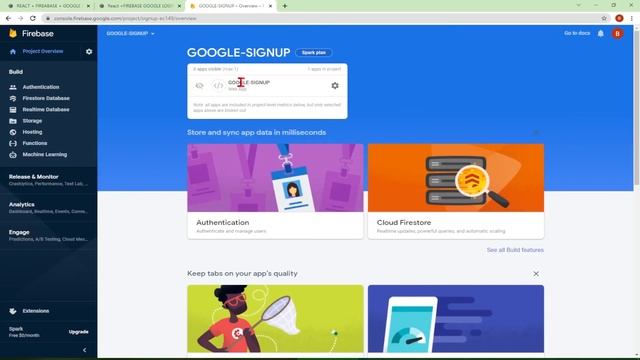 REACT FIREBASE GOOGLE SIGN-IN SIGN-UP смотреть онлайн