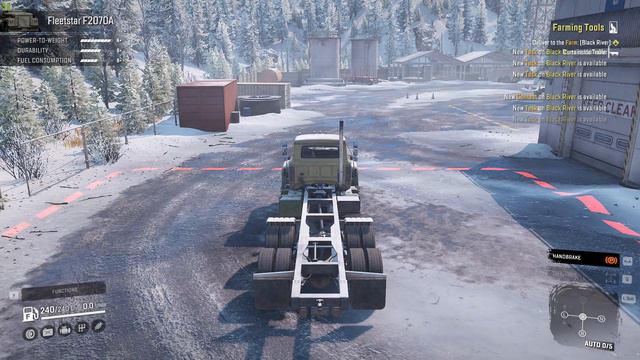 Found Fleetstar F2070A Truck and Completed mission Farming tools | SnowRunner #3 смотреть онлайн