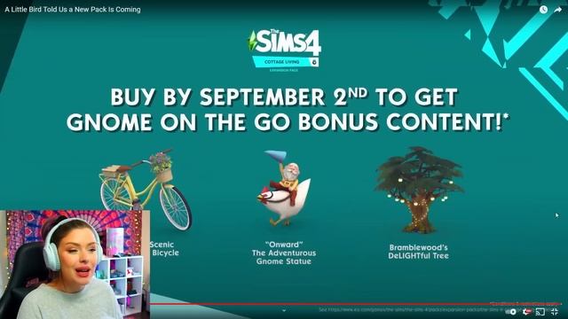 NEW SIMS 4 COTTAGE LIVING: Official Trailer Reaction & Breakdown of the NEW SIMS 4 EXPANSION PACK смотреть онлайн
