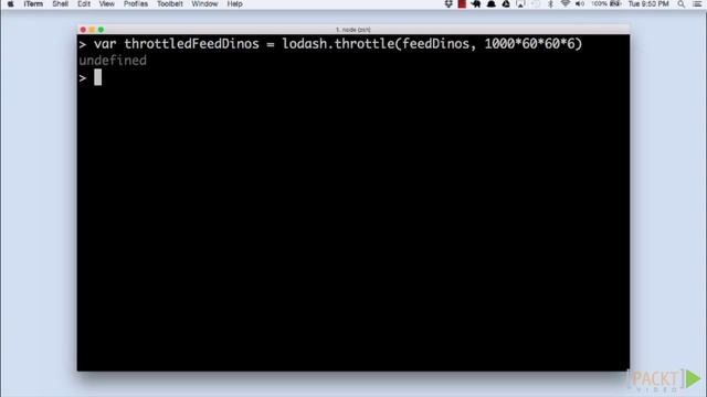 Rapid Lo-Dash Tutorial: Throttling and Delaying Functions | packtpub.com смотреть онлайн