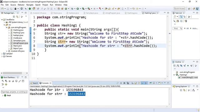 String in java | Tamil | Part 2 continue | FirstStep | By KK смотреть онлайн