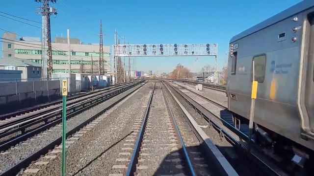 4K/60p: LIRR M3 Front Window Jamaica to Penn Station Line 2 (Post Rush Hour) смотреть онлайн