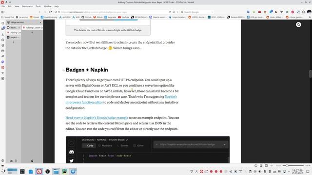 Делаем свой код для значков Readme на Github