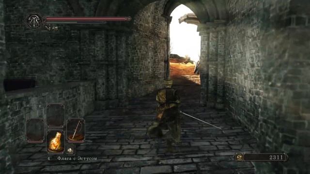 Dark Souls II.Прохождение #6 на PS4 Slim. Босс: Гаргульи с башни и Забытая Грешница смотреть онлайн