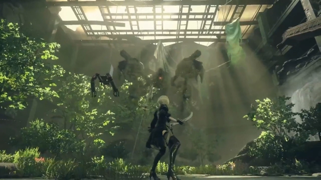 NieR׃ Automata - Gameplay Trailer (PS4) (Platinum Games) смотреть онлайн