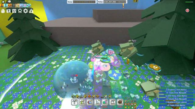 Собрал улей из 50 ТАПКОВ БИ (TADPOLE BEE) одарённых мификов в Bee Swarm Simulator смотреть онлайн