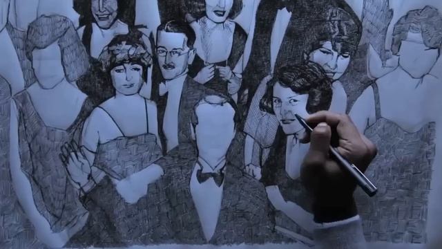 The Shining - Final Image Time Lapse Drawing смотреть онлайн
