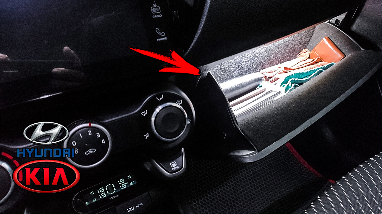 Подсветка бардачка KIA RIO и Hyundai Solaris своими руками смотреть онлайн