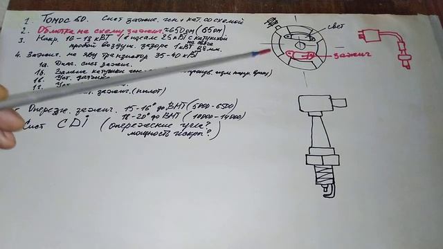Tomos and ignition system. смотреть онлайн