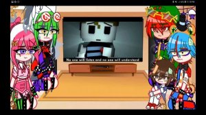 Security Breach reacts to I got no time | +GlamMike AU | FNaF- Security Breach+ FNaF 4 | ImNotSam