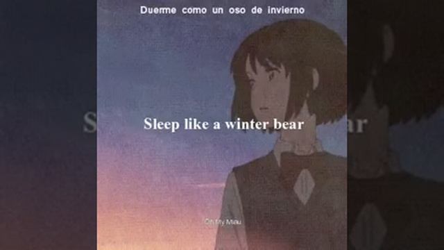 v - winter bear (visual lyrics video) [ESP SUB] смотреть онлайн
