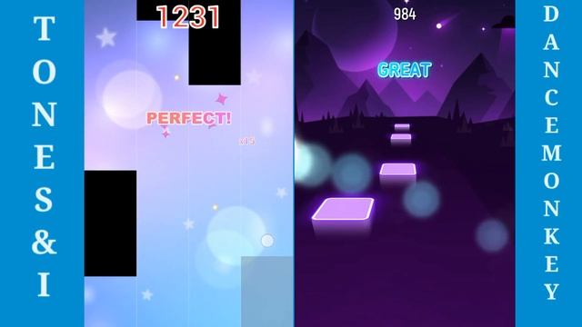Dance Monkey | Cat Dog Magic Tiles VS Tiles Hop EDM Rush | Tones and I смотреть онлайн