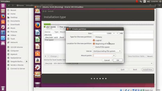 Install Ubuntu 16.04 on your PC as Virtual OS смотреть онлайн