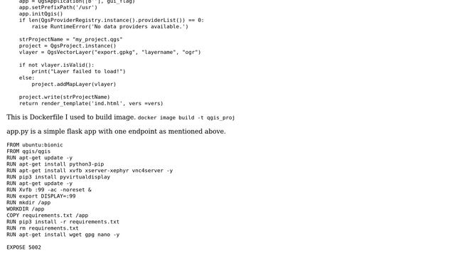 GIS: QGIS on docker container: Could not connect to any X display смотреть онлайн
