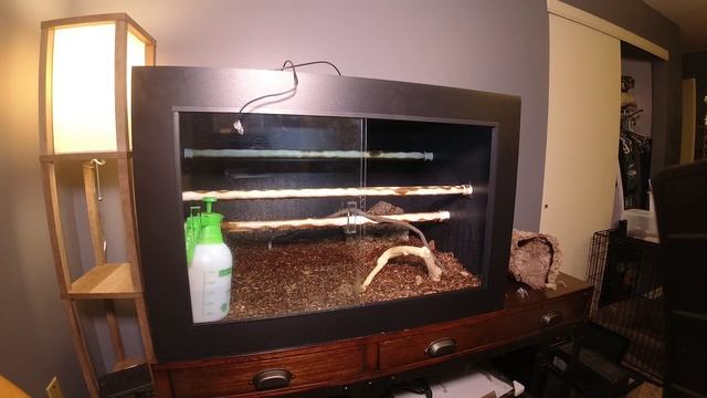 Green tree Python cage (PVC CAGES 36x24x24) assembly time lapse смотреть онлайн