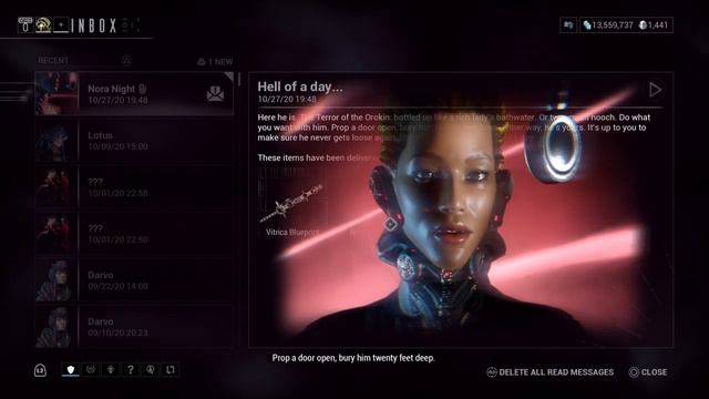 Warframe Nora Night Face Reveal смотреть онлайн