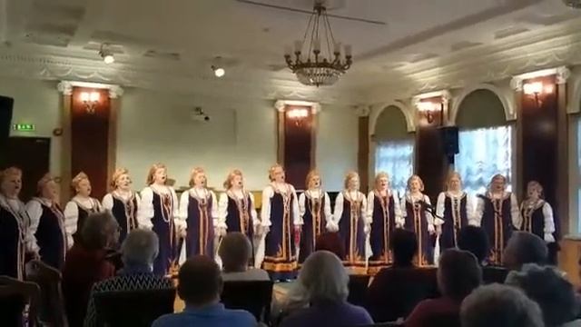 Хор русской песни "Родные напевы" г. Таллинн - 2018 год. Руководитель и аккомпониатор Юрий Баскаков смотреть онлайн