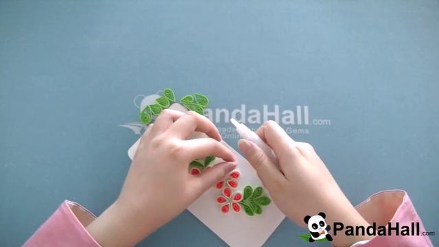 video 18. PandaHall Мастер-Класс - плести красивые открытки из квиллинга смотреть онлайн