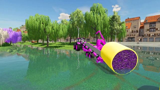 HARVEST, LOAD & MAKE LAVENDER BALES WITH MCCORMICK TRACTORS Farming Simulator 22 ZNIP смотреть онлайн