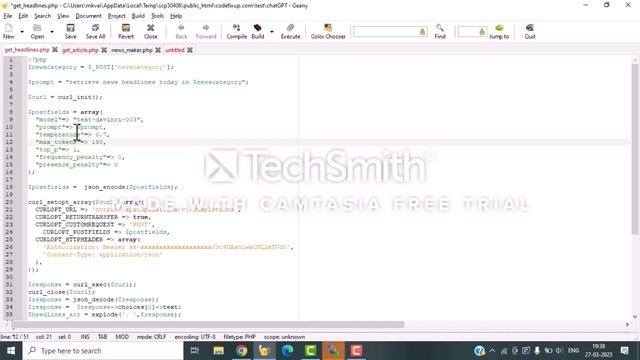 Auto-generating news articles using OpenAI in PHP смотреть онлайн