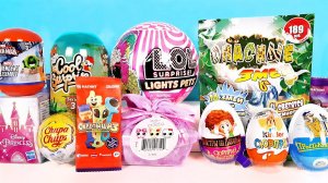 СЮРПРИЗ MIX! LOL Lights Pets, СКРЕПЫШИ 3 Магнит, Мстители MARVEL, Disney Unboxing Kinder Surprise