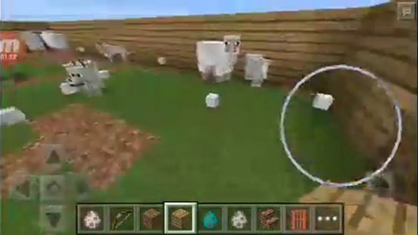 10 волков & 50 овец. Minecraft