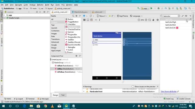 Android App Development 5: How to use RadioButton Tutorial Changing Layout Color смотреть онлайн