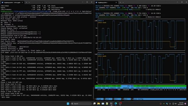 QUAD GPU CHIA PLOTTING - WHAT WILL HAPPEN?! смотреть онлайн