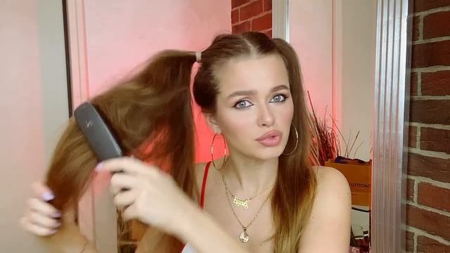 ПРИЧЕСКА: РОЖКИ! 2 ПУЧКА! Очень просто| Яна Русая