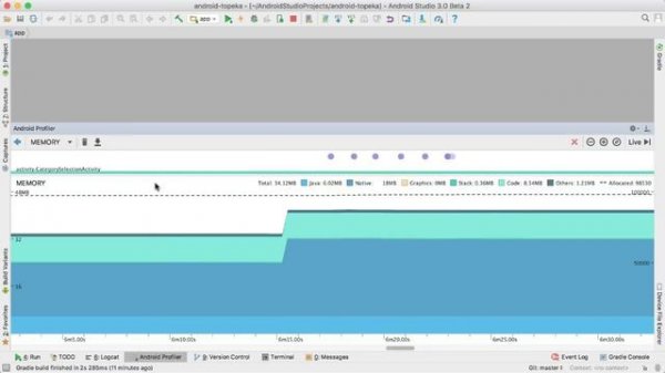 Android Studio 3.0: Android Profiler