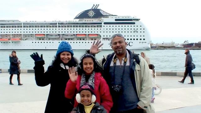 "MSC LIRICA"arrives in port Yalta 30.03.2013. смотреть онлайн