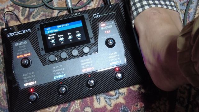 ZOOM G6 BLACK WAH Very nice wah and recommended settings смотреть онлайн