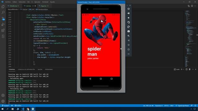 Superhero Movies App - React Native смотреть онлайн