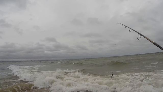 Rainy Day Stripers(schoolies) on the North Shore Surf - Long Island NY смотреть онлайн