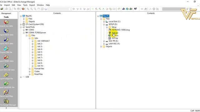 Hướng dẫn trút số liệu từ máy tính vào máy toàn đạc Leica bằng phần mềm Leica Geo office смотреть онлайн