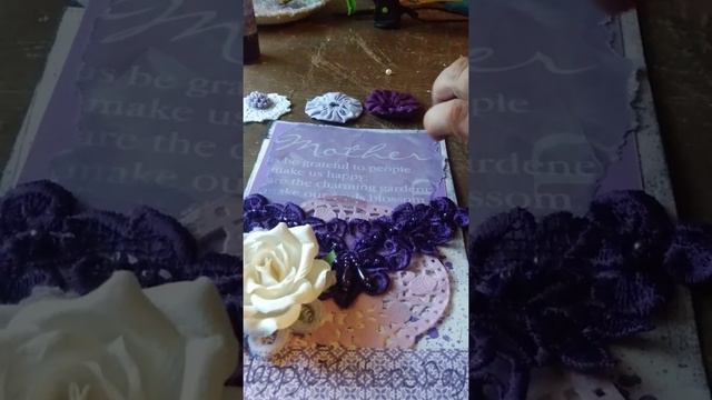 Tutorial- Shabby Chic Mother's Day Card смотреть онлайн