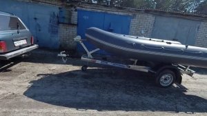 Прицеп  для лодки пвх TAVIALS  ДОН В3618  . Лодка КАЙМАН 400 .11 мая 2021 г.