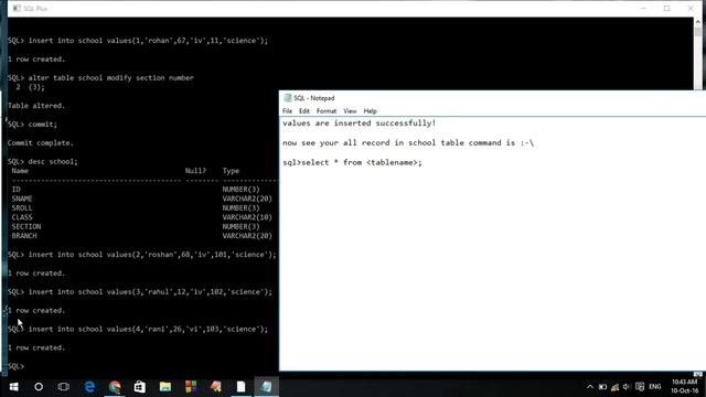 Basic sql commands (हिन्दी) смотреть онлайн