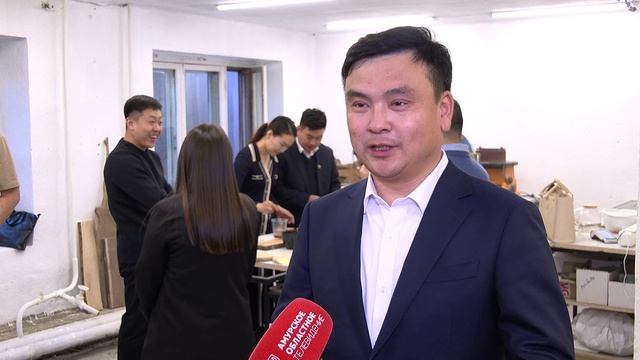 Делегация предпринимателей из Хэйхэ приехала в Благовещенск по обмену