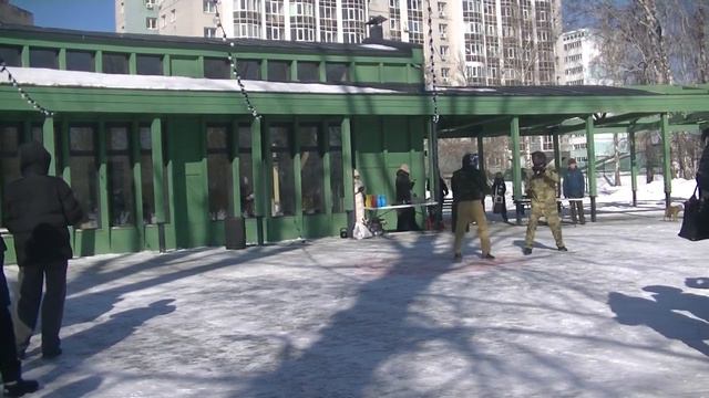 Показательные выступления в ПКиО «Изумрудный» 23.02.2024 г.