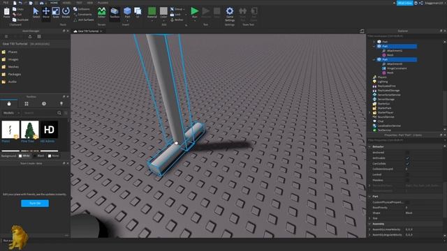 Gear Tilt Tutorial [ROBLOX Studio] | NO SCRIPTS REQUIRED! смотреть онлайн