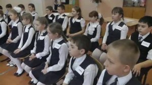 Видеозапись урока в 4 классе тема Музыкальные инструменты